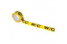 First Fix WC Tape 50mm x 66m Yellow