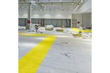 Rubber Matting Pyramat 1m x 10m Yellow