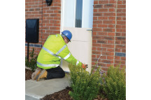 Tecdura Stickymat FR TS63 LD 1.04m x 10m White Door