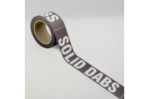 First Fix Solid Dabs Tape 50mm x 66m Brown