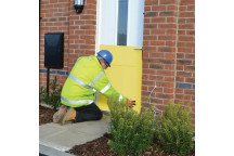 Tecdura Stickymat FR TS63 MD 1.04m x 50m Yellow Door