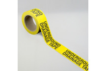 First Fix Underground Drainage Tape 50mm x 66m Yellow