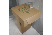 Basin Protector With Pedestal - Corrugated Card