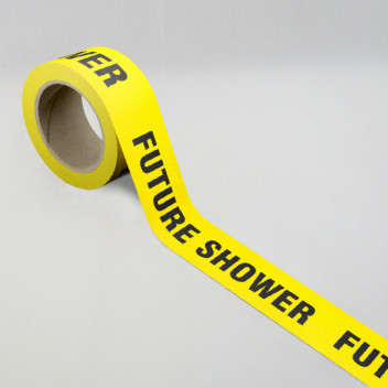 First Fix Future Shower Tape 50mm x 66m Yellow
