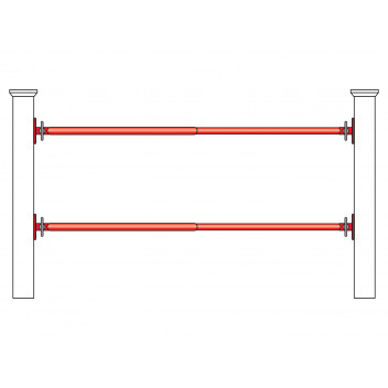 Railsafe Double Cleat C/w Anti Luce
