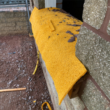 Spaghetti Mat 10mm x 800mm x 1200mm Orange - Artstone Protection