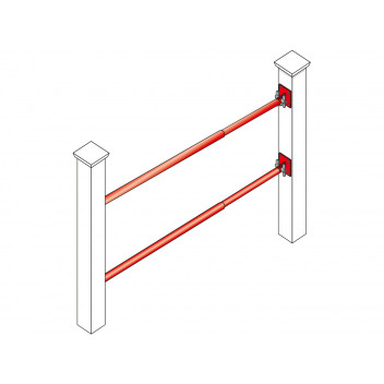 Railsafe Double Cleat C/w Anti Luce